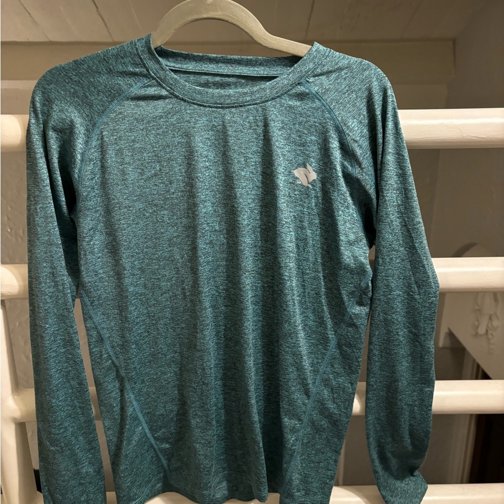 Women's Long Sleeve Teal Top
